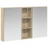 vidaXL Set ormarića za kupaonicu 3 kom. 80 x 10,5 x 50 cm