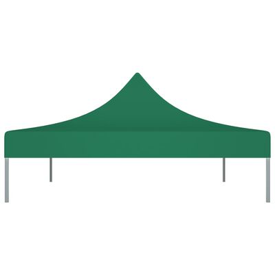 vidaXL Krov za šator za zabave 4 x 3 m zeleni 270 g/m²