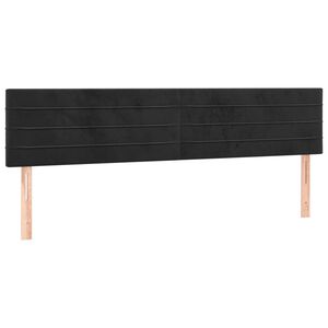 vidaXL Uzglavlja crna 160x5x78/88 cm bar&scaron;unasta