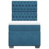vidaXL Box spring krevet s madracem plavi 90x200 cm bar&scaron;unasti