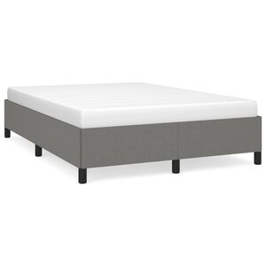 vidaXL Okvir za krevet bez madraca tamnosivi 140 x 190 cm od tkanine