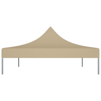 vidaXL Krov za šator za zabave 4,5 x 3 m bež 270 g/m²