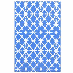 vidaXL Vanjski tepih ARAKIL plavo-bijeli 160 x 230 cm PP