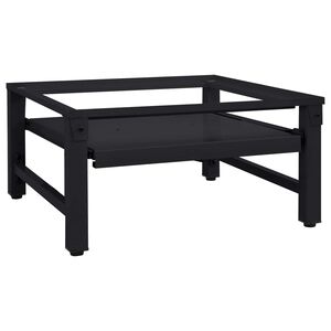 vidaXL Pedestal za perilicu rublja Crna 62 x 60,5 x 32,5 cm Čelik
