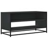 vidaXL TV ormarić crni 91 x 40 x 46 cm konstruirano drvo i metal