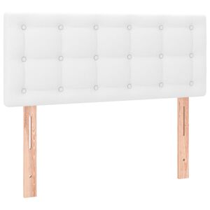 vidaXL Uzglavlje bijelo 80 x 5 x 78/88 cm od umjetne kože