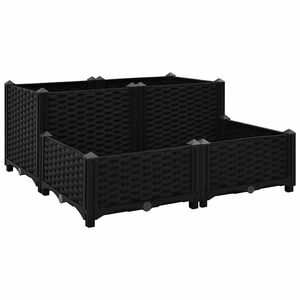 vidaXL Povi&scaron;ena gredica 80 x 80 x 38 cm od polipropilena