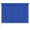 vidaXL Vanjska rolo zavjesa 205 (&Scaron;) x 140 (V) cm Plava HDPE