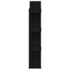 vidaXL Police za knjige Crni hrast 48 x 25,5 x 140 cm