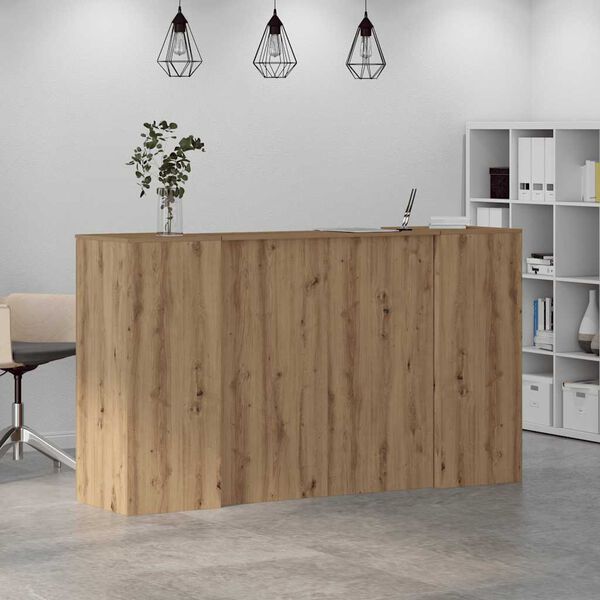 vidaXL Recepcijski stol 180x50x103,5 cm od konstruiranog drva