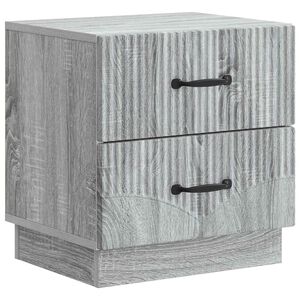 vidaXL Noćni ormar Siva sonoma 43 x 34,5 x 44,5 cm Konstruirano drvo