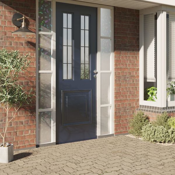 vidaXL Prozorska folija matirana s 3D uzorkom duge 45 x 1000 cm PVC