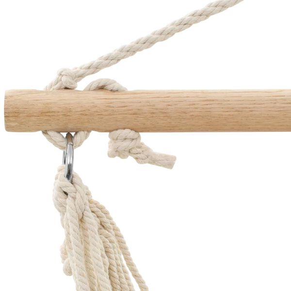 vidaXL Sklopiva viseća ležaljka smeđa