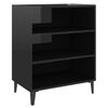 vidaXL Komoda visoki sjaj crna 57 x 35 x 70 cm od konstruiranog drva
