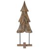vidaXL Božićno drvce Smeđa 121 cm Čvrsto teak drvo