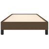 vidaXL Okvir kreveta bez madraca tamnosmeđi 90x200 cm od tkanine