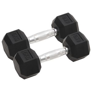 vidaXL Jednoručni utezi 2 kom 6 kg ukupno lijevano željezo