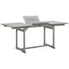 vidaXL Vrtni blagovaonski stol (120-170) x 80 x 75 cm od drva bagrema