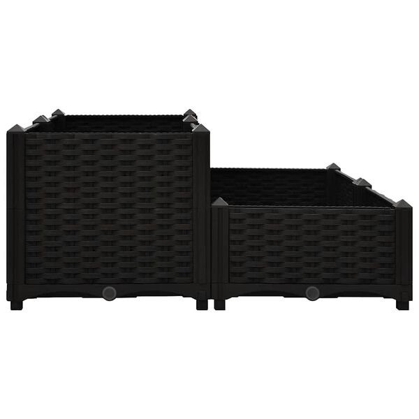 vidaXL Povi&scaron;ena gredica 80 x 80 x 38 cm od polipropilena