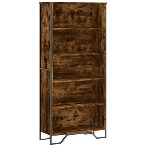 vidaXL Ormarić za knjige boja dimljenog hrasta 80x31x169 cm drveni
