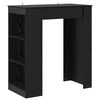 vidaXL Stol za bar 95 x 47 x 103,5 cm Konstruirano drvo Crni hrast