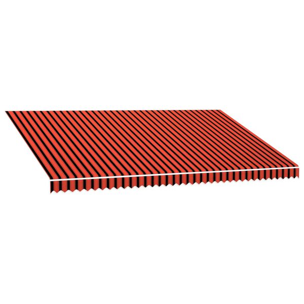 vidaXL Platno za tendu narančasto-smeđe 5 x 3 m