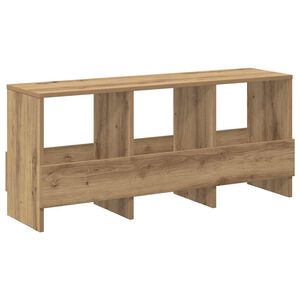 vidaXL Polica za časopise Umjetnički hrast 102 x 30 x 45 cm