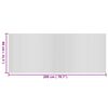vidaXL Tepih pravokutni prirodni 80 x 200 cm od bambusa