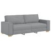 vidaXL Trosjed Svijetlo siva 220x78x84 cm Tkanina