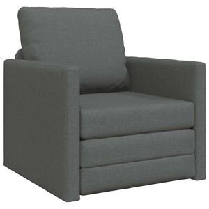 vidaXL Krevet na razvlačenje 60cm Tamno siva tkanina
