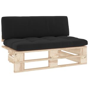 vidaXL Srednja vrtna sofa od paleta od impregnirane borovine