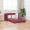 vidaXL Podni kauč na razvlačenje 2-u-1 boja vina 112x174x55 cm bar&scaron;un