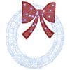 vidaXL Vijenac 60 LED lampica Hladna bijela 76 x 76 x 8,5 cm Akril