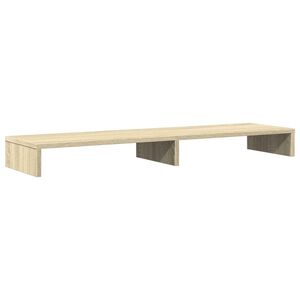 vidaXL Stalak za monitor boja hrasta 100x27x10 cm konstruirano drvo