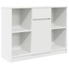 vidaXL Komoda s ladicama bijela 101x35x76 cm konstruirano drvo