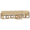 vidaXL Set vanjskih sofa 7 kom. Bijela i bež