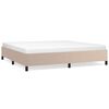 vidaXL Okvir za krevet bez madraca boja cappuccina 200x200 cm od umjetne kože
