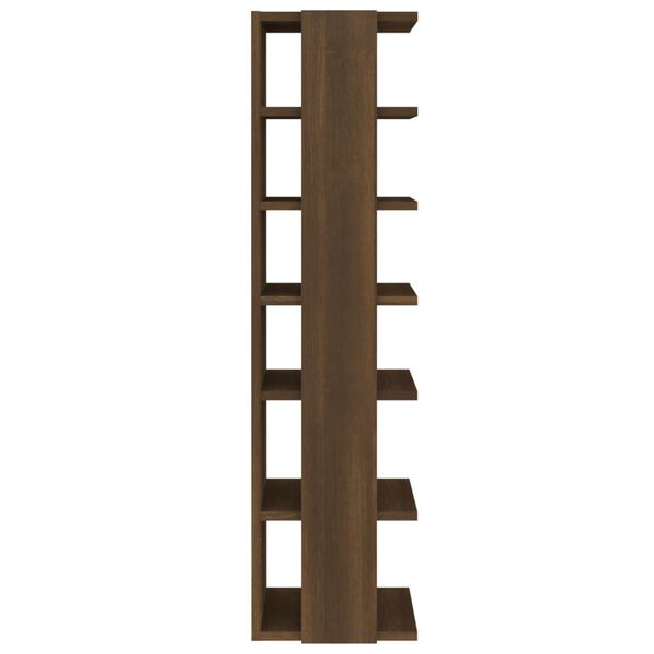 vidaXL Stalak za cipele smeđi hrast 27,5x27x102 cm konstruirano drvo