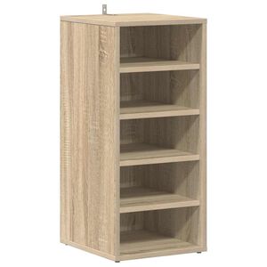 vidaXL Ormarić za cipele boja hrasta 31,5x35x70 cm konstruirano drvo