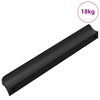 vidaXL Dr&scaron;ka 973 kom. Crna 106 x 7,4 x 15,5 mm Aluminij