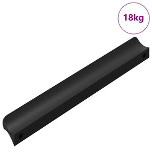 vidaXL Dr&scaron;ka 973 kom. Crna 106 x 7,4 x 15,5 mm Aluminij
