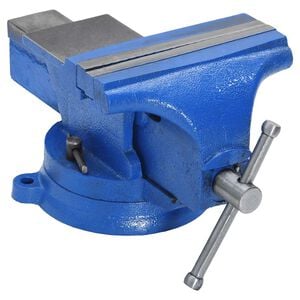 vidaXL Stolna stega plava 150 mm od lijevanog željeza