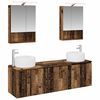 vidaXL Set ormarića za kupaonicu 5 pcs Staro drvo Konstruirano drvo