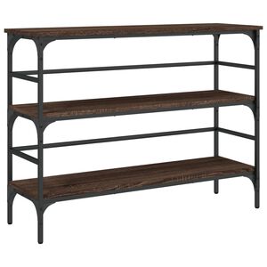 vidaXL Konzolni stol boja smeđeg hrasta 100x32x75 cm konstruirano drvo