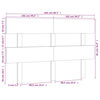 vidaXL Uzglavlje za krevet sivo 204 x 3 x 81 cm od masivne borovine