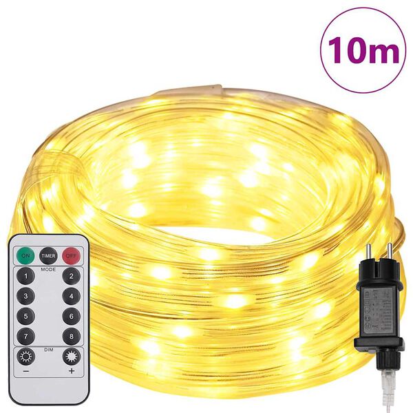 vidaXL Svjetlosna uže s 240 LED svjetlima Topla bijela 10 m PVC