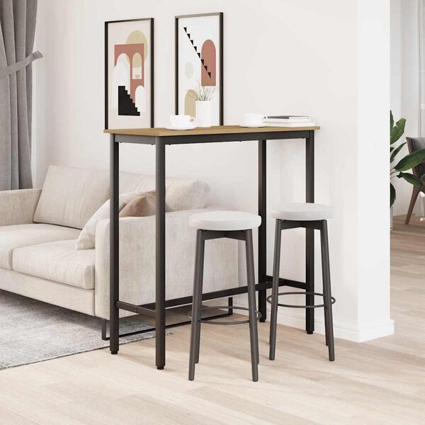 vidaXL stol Ume oklop 100 x 40 x 100,5 cm Inženjerska drva i čelik