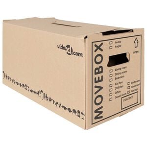 vidaXL Kutija za selidbu 20 kom. Prirodna 59 x 31,5 x 31,5 cm Karton