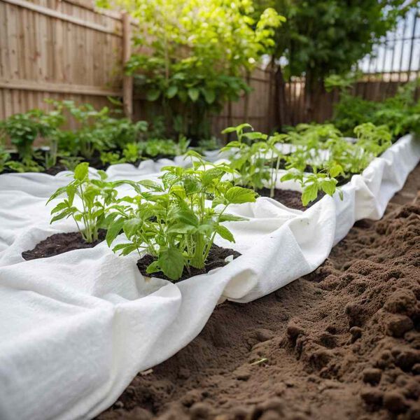 vidaXL Geotekstilna opna bijela 1 x 50 m od poliesterskih vlakana