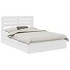 vidaXL Krevet s od storage Bijelo 140 x 200 cm Konstruirano drvo